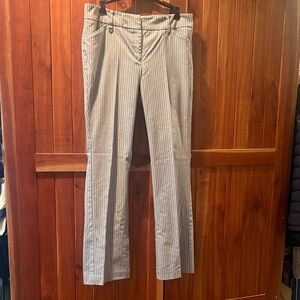 Striped Women's Slim Fit  Straight Leg Pants